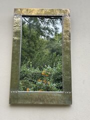 Arts & Crafts Brass Wall Mirror