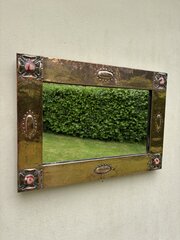 Arts & Crafts Copper Wall Mirror