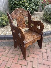 Arts & Crafts Japanese Armchair For Liberty C1900