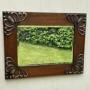 Arts & Crafts Oak Wall Mirror