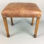 Arts and Crafts Leather Stool