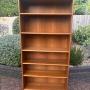 Danish Mid Century Tall Teak Bookcase c1960s
