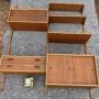 Danish Teak PS System Wall Mounted Shelving