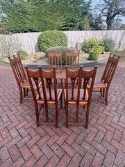 G M Ellwood Set Of Six Oak Dining Chairs