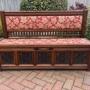 Gillows & Co Arts & Crafts Walnut Hall Settle