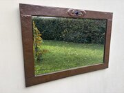 Large Arts & Crafts Copper Wall Mirror