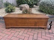Late Georgian Long Oak Blanket Box
