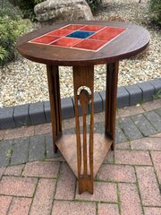 Liberty & Co Arts & Crafts Tile Top Plant Table
