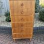 Meredew Oak Tallboy Chest Of Drawers
