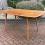 Mid Century Ercol Plank Dining Table