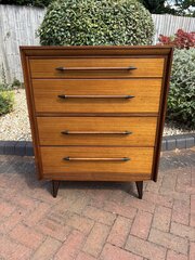 Mid Century Lebus Link Chest Of Drawers
