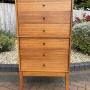 Mid Century Tallboy Chest of Drawers by Uniflex