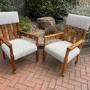 Pair of Arts & Crafts Lounge Chairs