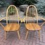 Pair of Ercol Windsor Carver Dining Chairs