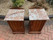 Pair Of Victorian Walnut Bedside Cabinets