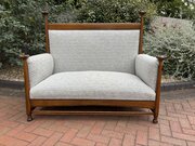 Walter Cave Arts & Crafts Settee