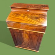 Unusual Davenport Unfolding Writing Desk c1830