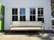 Antique Oak Railway Waiting Room Bench
