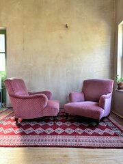 Pair Of Antique Armchairs Holland And Sons