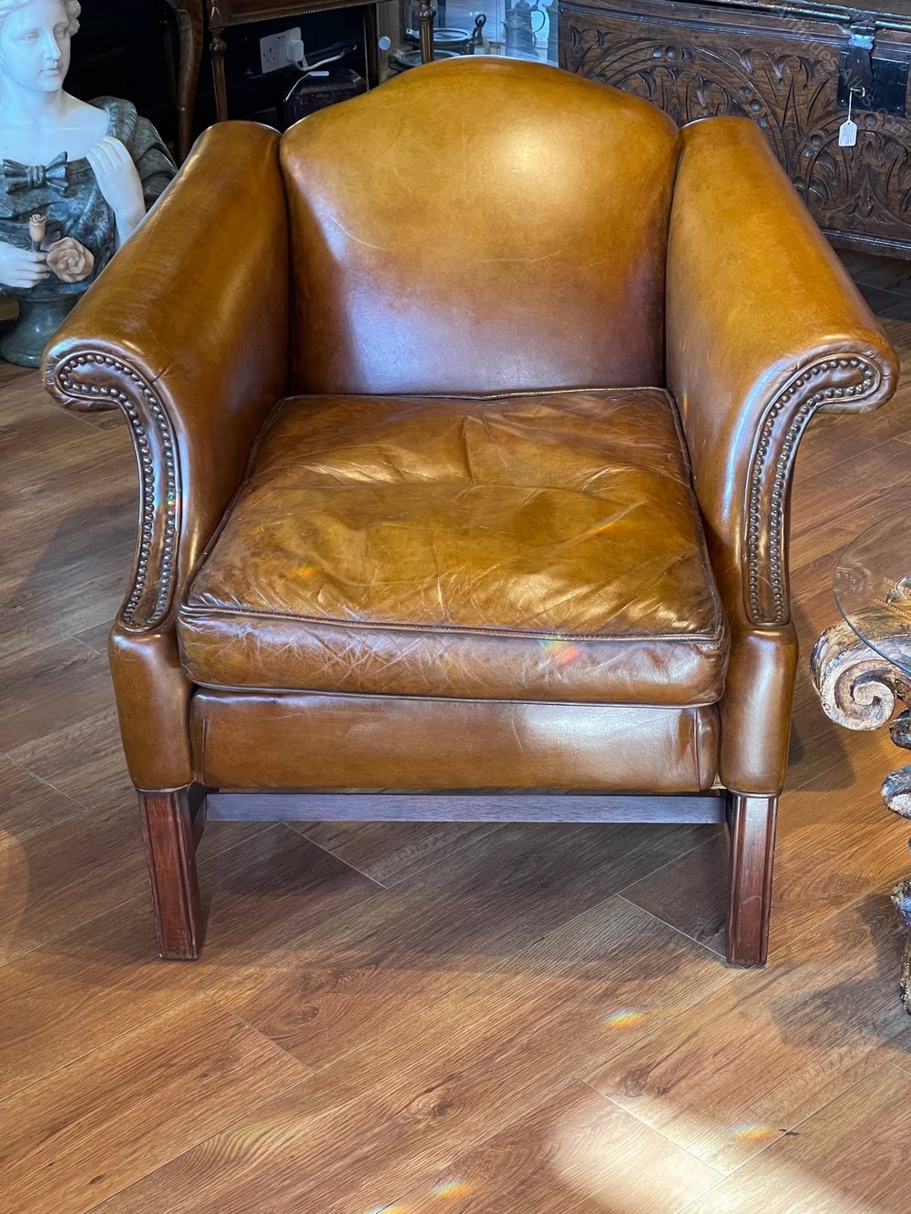 A Very Fine, Vintage Leather Club Chair Antiques Atlas