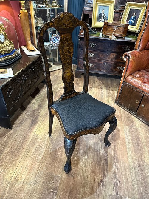 Dutch Marquetry Chair Antiques Atlas