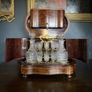 French Birds Eye Maple Cave A Liqueur C.1850