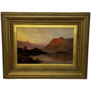 Alfred De Breanski Lake Windermere Oil Painting 