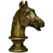 Georgian Horse Head Intaglio Armorial Seal