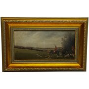 Oil Painting View Halloo The Berkeley Hunt C1880