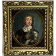 Oil Portrait General John Lambert In Armour