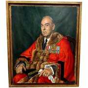 Oil Portrait - Frederick Leslie Wallis OBE, Mayor 