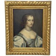 Oil Portrait Of Countess Elizabeth Cavendish