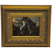 Painting At Bay A Bear And Hounds Mortal Combat