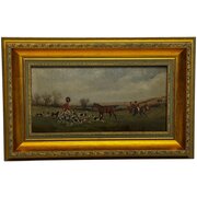 Painting The Death The Berkeley Hunt C1880