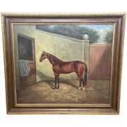 Spion Kop, Winner Of 1920 Epsom Derby Oil Portrait