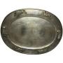 Victorian Danish Silver Plate Hunting Game Salver