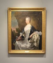18thC Oil Painting Of Mrs Lucy Osbaldeston 