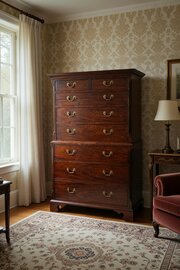A George III mahogany chest on