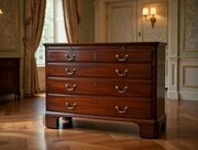 GEORGE III MAHOGANY DRESSINGCHEST BY WILLIAM GOMM