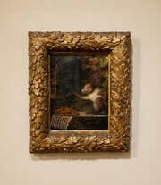 George Lance - Oil Painting Of A Monkey