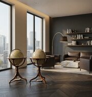 Stunning Pair Of Thomas Malby Globes.