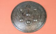 19th Century Indian Koftgari Dhal Shield