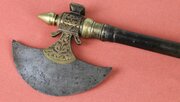 19th Century Cast Brass Indian Ceremonial Axe