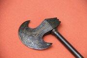 19th Century Small Gold Koftgari Crescent Axe