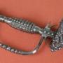 Mid Victorian cut steel court sword