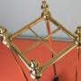 Victorian Brass stick stand on cast iron base
