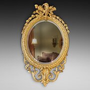 19thC Ornate Giltwood Wall Mirror