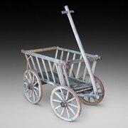 19thC Pine & Beech "Dog Cart"