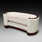 Art Deco Palisander Sofa Of Scroll Shape