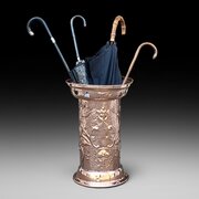 Art Nouveau Copper Stick And Umbrella Stand